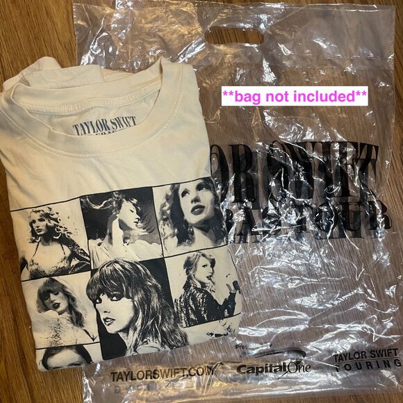 Taylor Swift Eras Tour official merch beige t-shirt - Picture 4 of 5